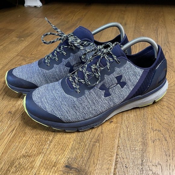 Under Armour Other - Under Armour UA Charged Escape 3 EVO Men's Lace up Running Shoes Black/Gray